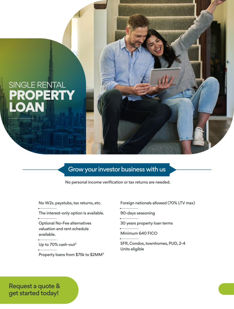 Single Property Investing Loan Financing