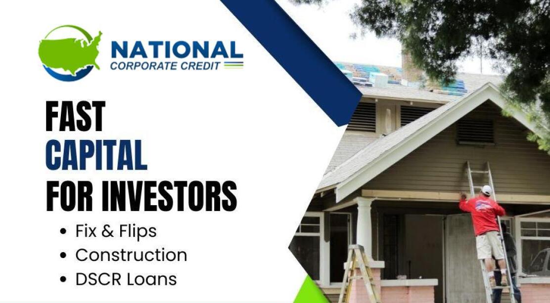 Real Estate, Start-Up  and Established Business Financing Nationwide In America