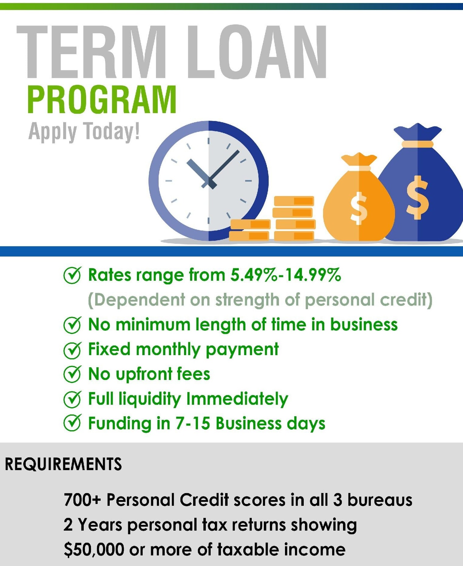 Term Loan Program Apply Today